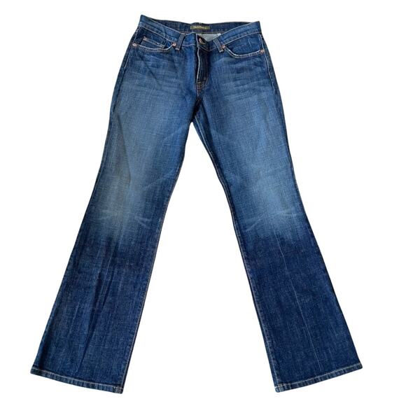 David Kahn Lauren Jeans Straight Leg High Rise Medium Wash Made in USA 6 EUC - Picture 1 of 11